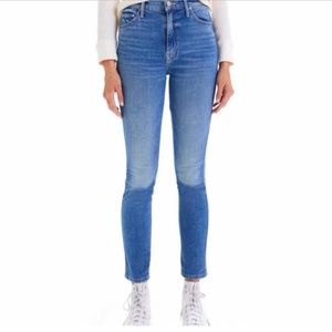 MOTHER Denim Double Swooner Hover Love Bombs